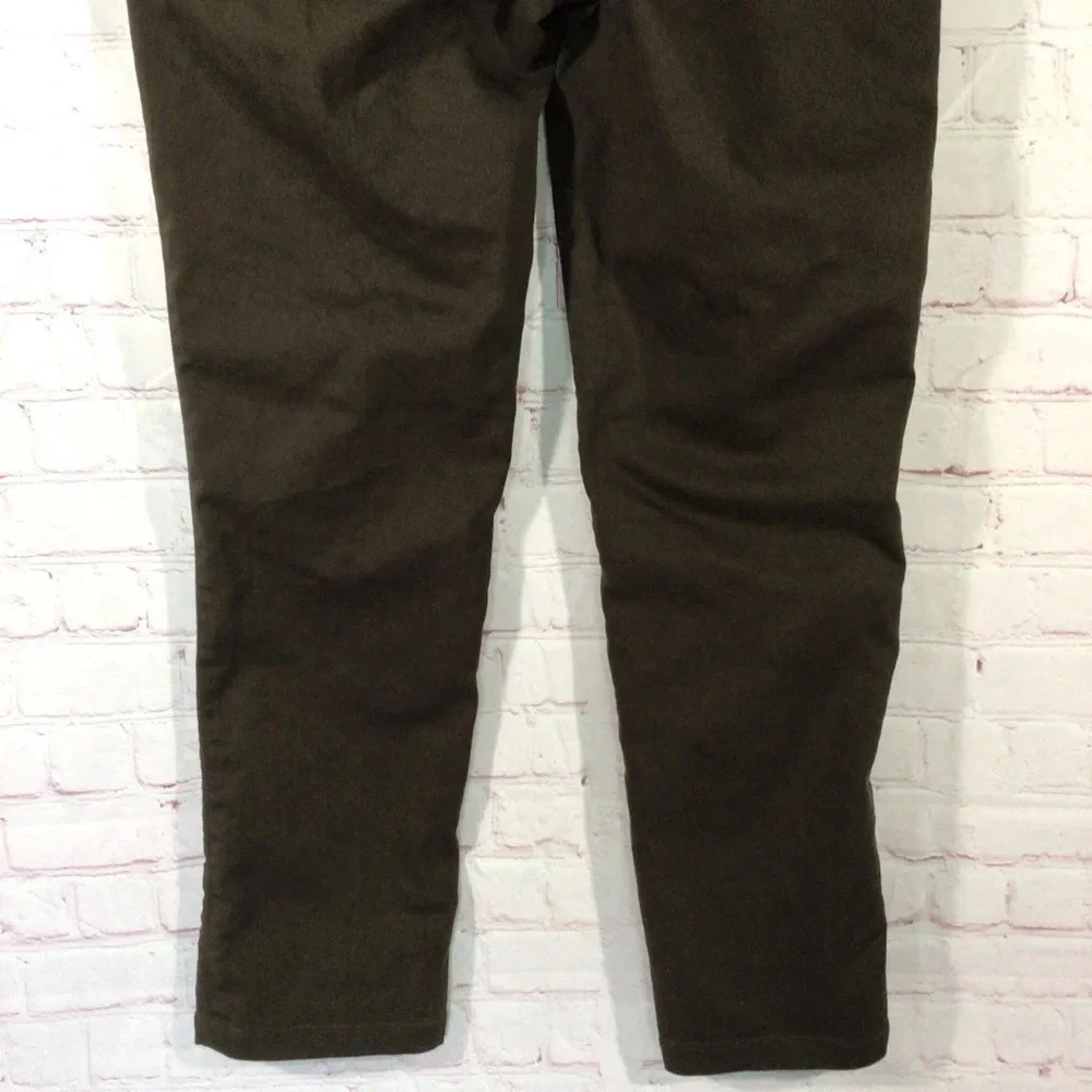 Croft & Barrow Chocolate Brown The Effortless Stretch Pant - Size 6